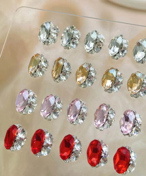 Charm Nail Oval Kim Cương Cao Cấp