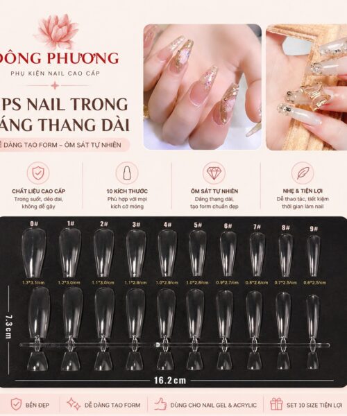Móng úp nguyên móng nhiều kiểu dáng