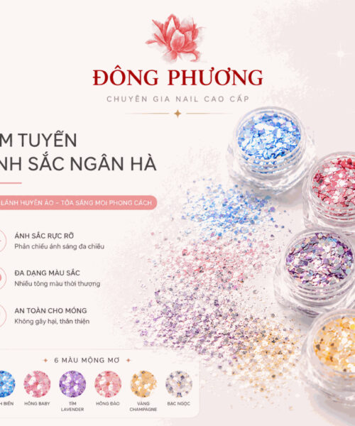 Sequin vỡ nail