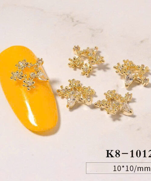 Charm khung viền kim loại nail