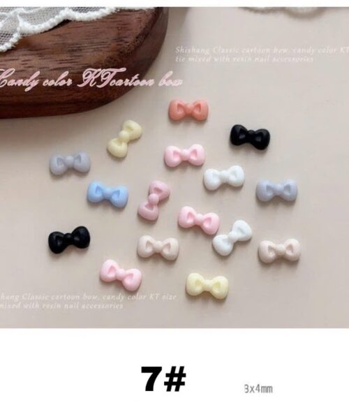 Trang sức làm móng nơ mini mới